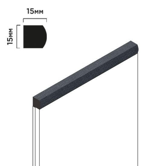 Финишный молдинг D15V2 BK114